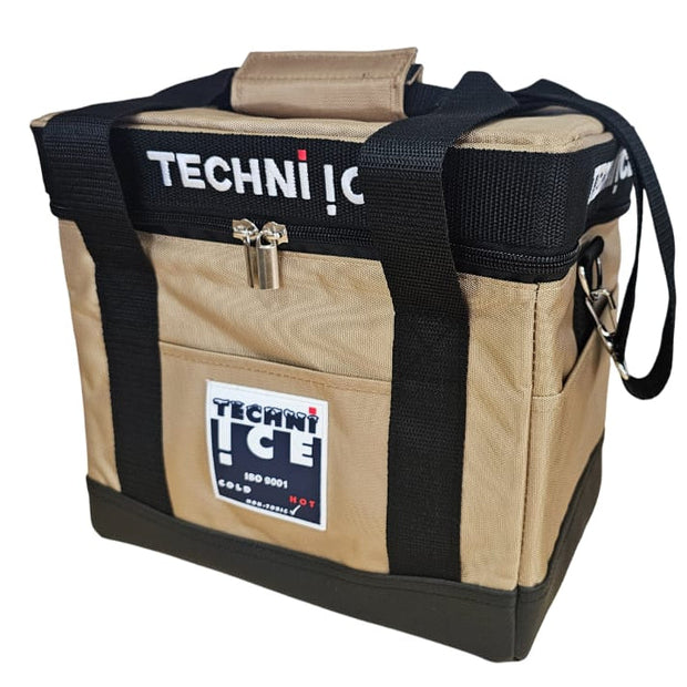 13L Techni Ice High Performance Cooler Bag Grey/ Gold *FRESH STOCK JUST ARRIVED *FREE 6 REUSABLE DRY ICE PACKS VALUES $32.95