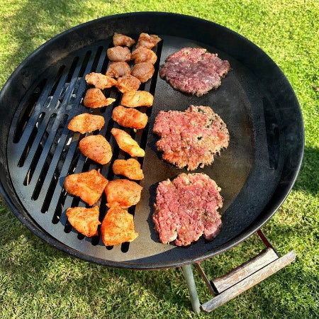 Half Grill Half Hot Plate – 57cm– Smokey BBQ Bits