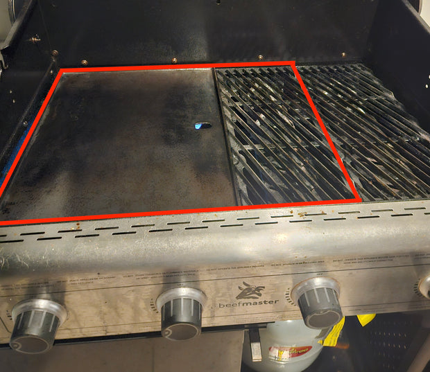 BBQ Hot Plate - 580x480mm' - Beefmaster 4 Burner BBQ