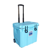 Techni Ice Signature Hybrid Premium Ice Box 35L Light Blue Wheels with Wheels & Telescopic Travel Handle *FREE 6 REUSABLE DRY ICE PACKS VALUES $32.95 *PRE-ORDER NOW FOR OCTOBER DISPATCH