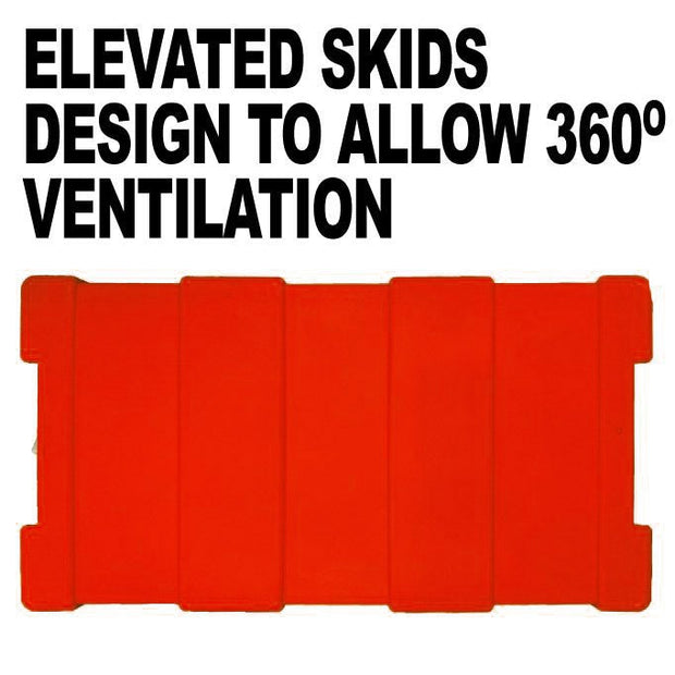 Techni Ice Classic Travel Chill 45L Ice Box Red-Orange *FRESH STOCK JUST ARRIVED *FREE 6 REUSABLE DRY ICE PACKS VALUES $32.95