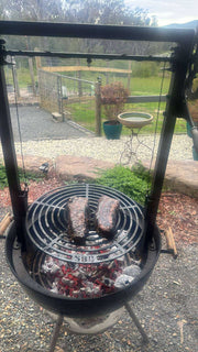 Santa Maria Adjustable Weber Grill Attachment