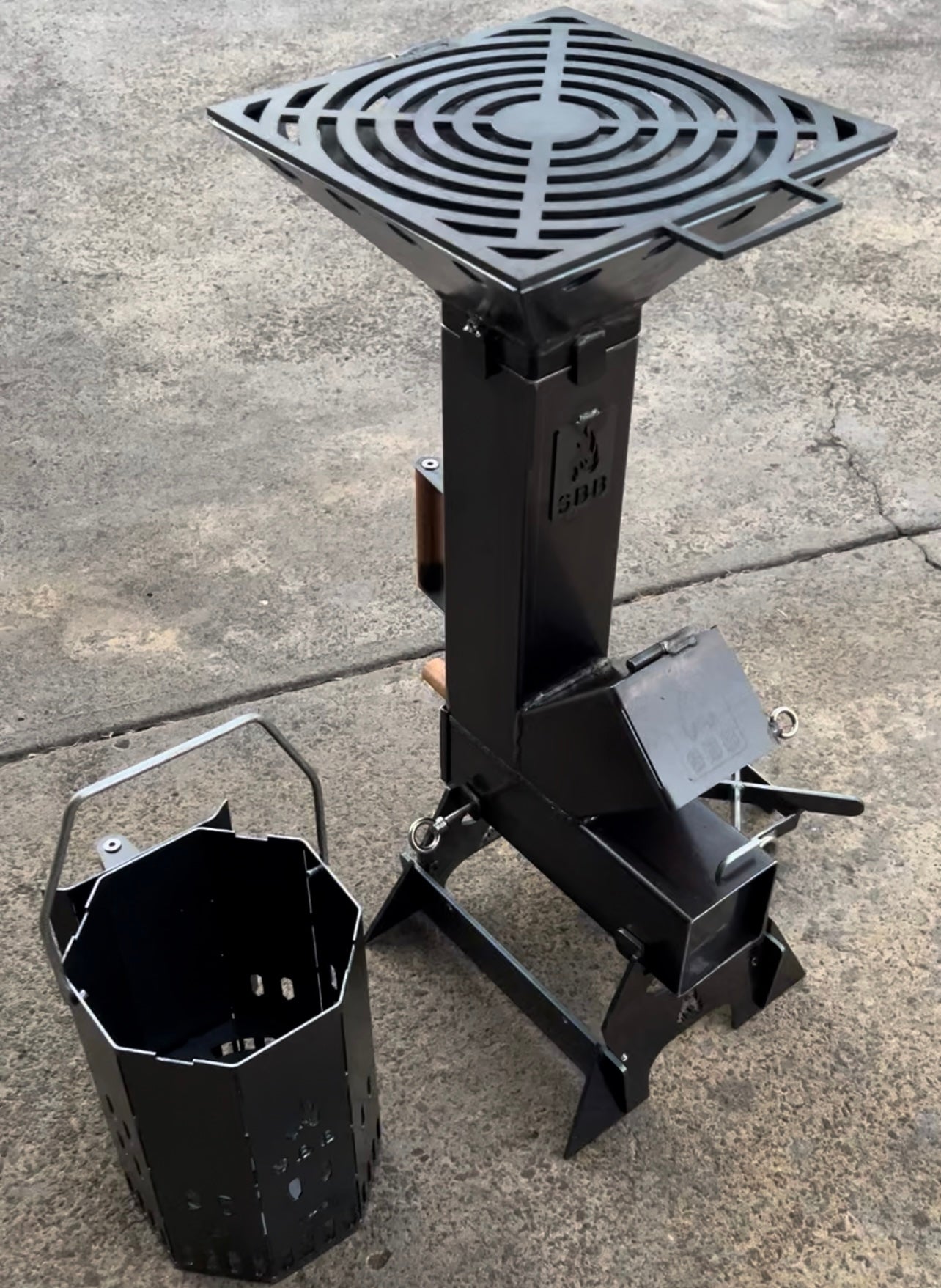 Rocket Stove Grill Top