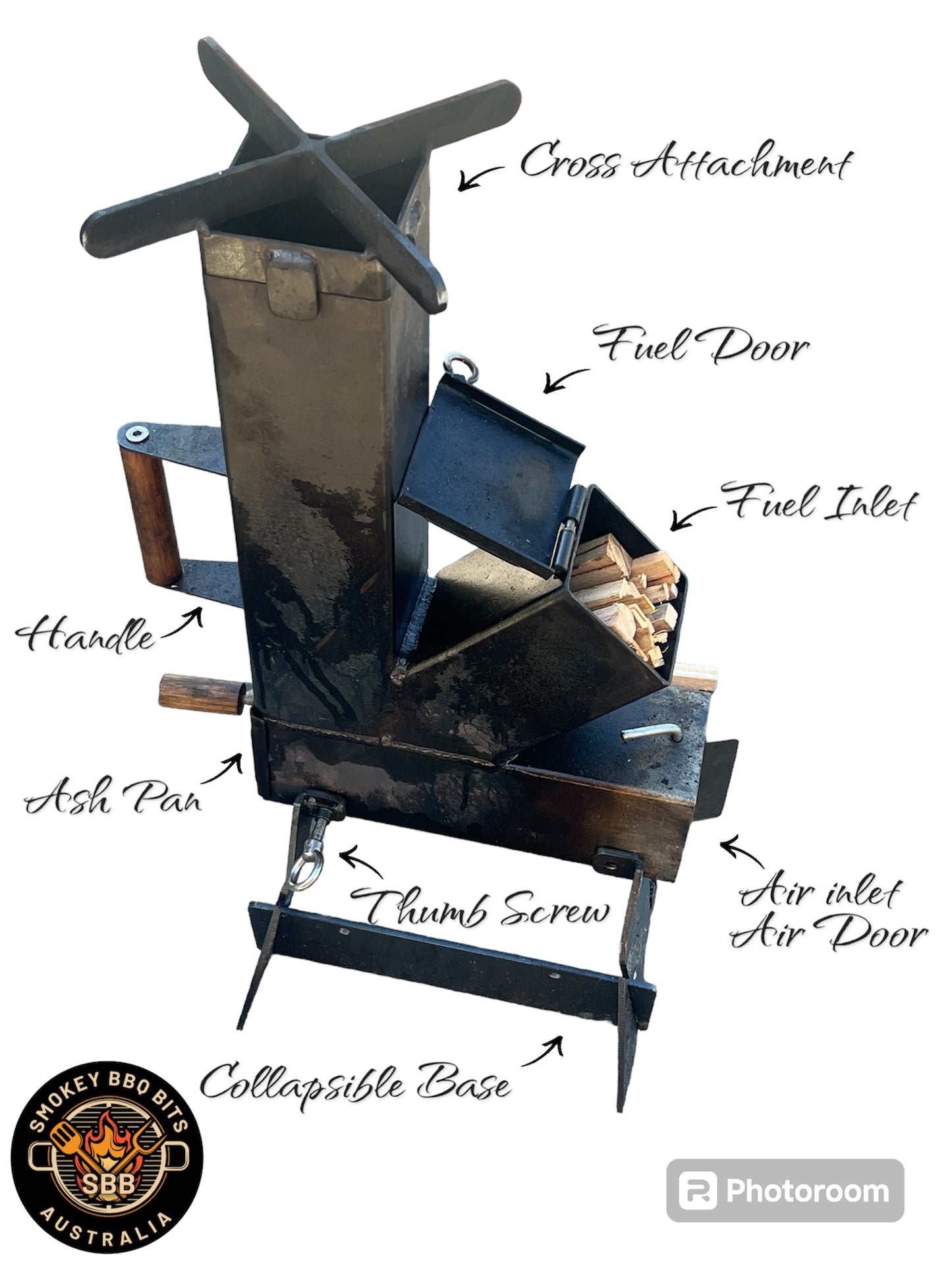 Smokey BBQ Rocket Stove