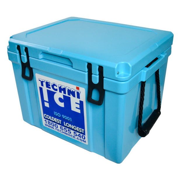 Techniice Classic Hybrid Ice box 25L Light Blue *FREE 6 REUSABLE DRY ICE PACKS VALUES $32.95 * fresh stock just arrived