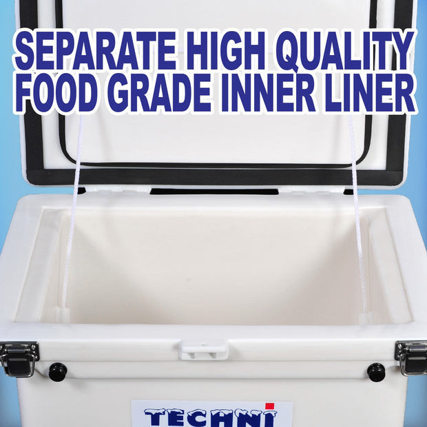 Techniice Classic Ice box 200L White LONG *FREE 18 REUSABLE DRY ICE PACKS VALUES $92 *PRE-ORDER NOW FOR OCTOBER DISPATCH