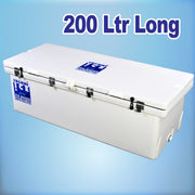 Techniice Classic Ice box 200L White LONG *FREE 18 REUSABLE DRY ICE PACKS VALUES $92 *PRE-ORDER NOW FOR OCTOBER DISPATCH