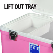 Compact Series Ice Box 12L - White & Pink | Techni Ice
