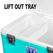 Compact Series Ice Box 18L - White & Aqua | Technice