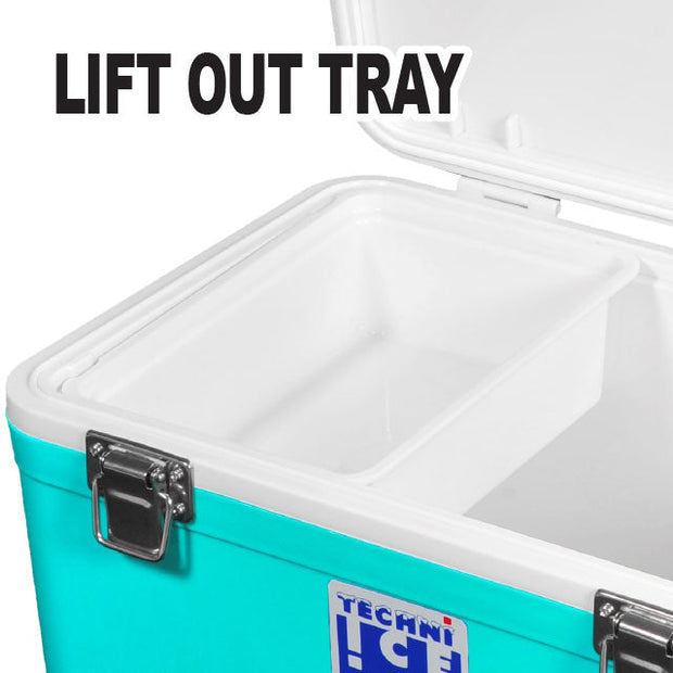 Compact Series Ice Box 18L - White & Aqua | Technice