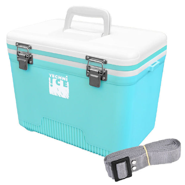 Compact Series Ice Box 18L - White & Aqua | Technice