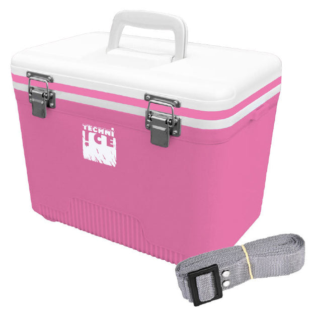 Compact Series Ice Box 12L - White & Pink | Techni Ice