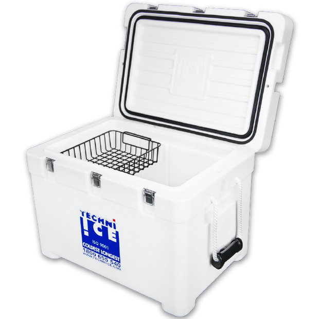 Techni Ice Signature Series Icebox 60L Free Heavy Duty Wire Basket * FRESH STOCK JUST ARRIVED