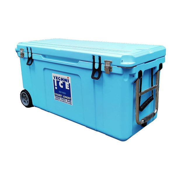Techni Ice Signature Hardcore Ice box 120L Light Blue Wheels *FREE 12 REUSABLE DRY ICE PACKS VALUES $59.95 * Fresh stock just arrived